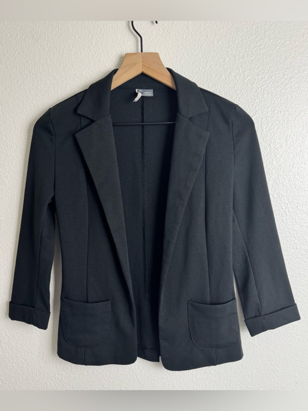 Sparkle And Fade Classic Black Women's Blazer Jacket  Size Small